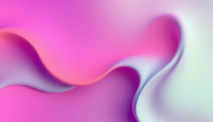 Abstract Pink and Purple Fluid Wave Design