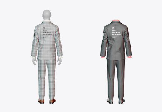Men's Dress Suit Mockup