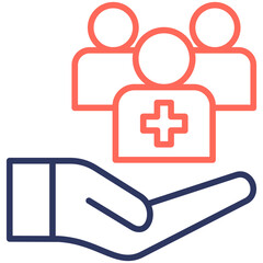Fototapeta premium Healthcare Advocacy Icon