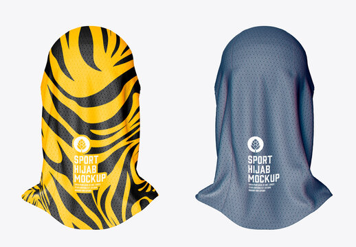 Sport Hijab Mockup