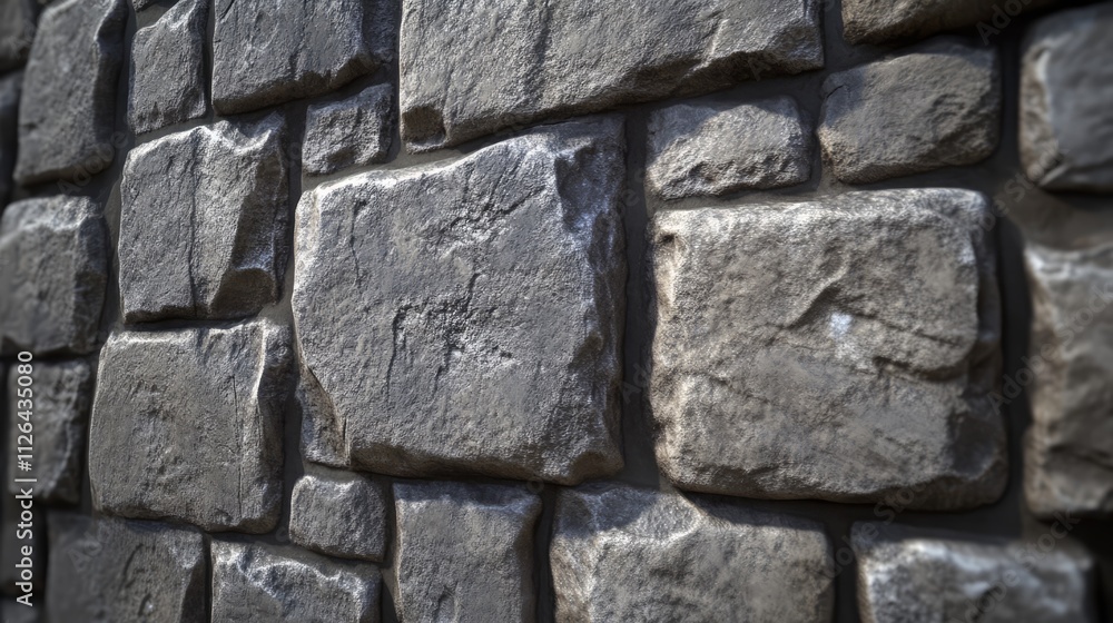 Poster weathered stone wall texture showcasing rough surfaces and varied shapes ideal for architectural and