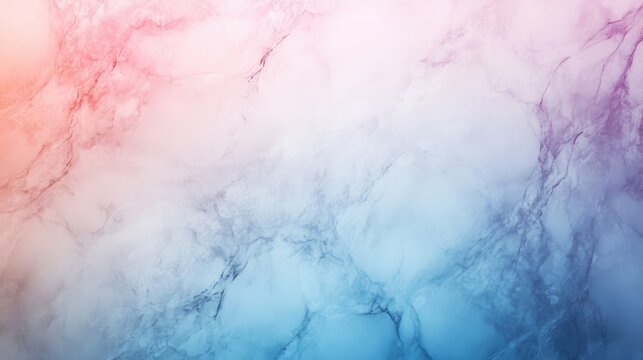 Elegant marble gradient texture background in soft pink and blue hues for modern design projects and stylish interiors.