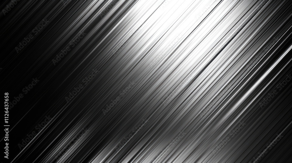 Poster abstract metallic background with dynamic diagonal lines creating a sleek and modern texture suitabl