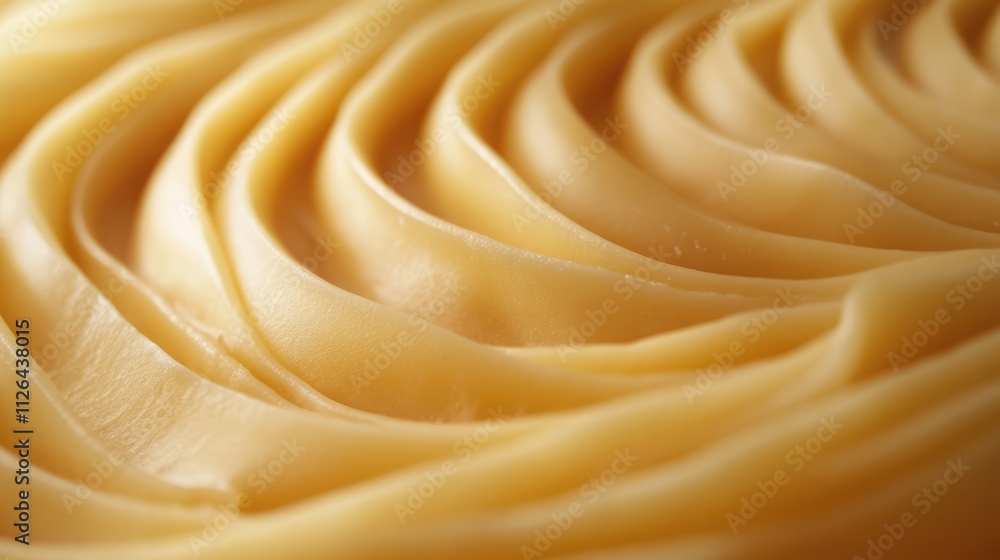 Poster spiral shaped pasta textures creating wave patterns in closeup view capture of culinary details and 