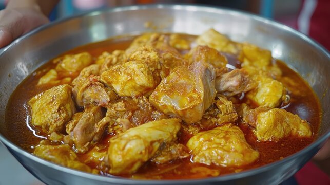 Ayam Masak Kicap Traditional Malaysian Dish Served in a Bowl Capturing Local Cuisine from Serdang Selangor Malaysia