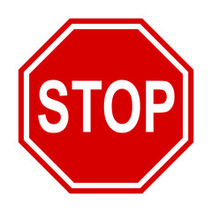 Vector Stop Sign Icon vector eps10.  Vector illustration.