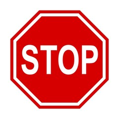 Vector Stop Sign Icon vector eps10.  Vector illustration.