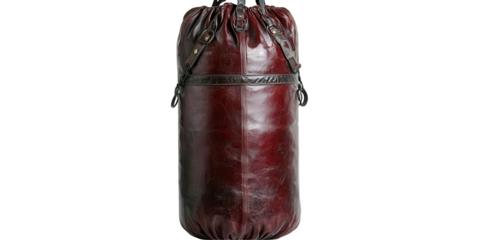 Boxing training equipment gym product studio close-up transparent background for enhanced visibility