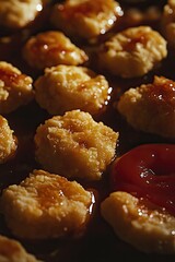 Fry Bread. Yeast-Fried Sweet Bread, Bakery Dessert with Pastry Flavors