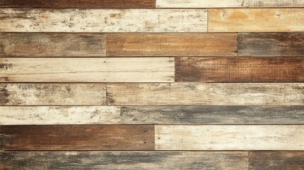 Wood planks background in various hues suitable for design projects showcasing rustic texture and warmth in landscape orientation.