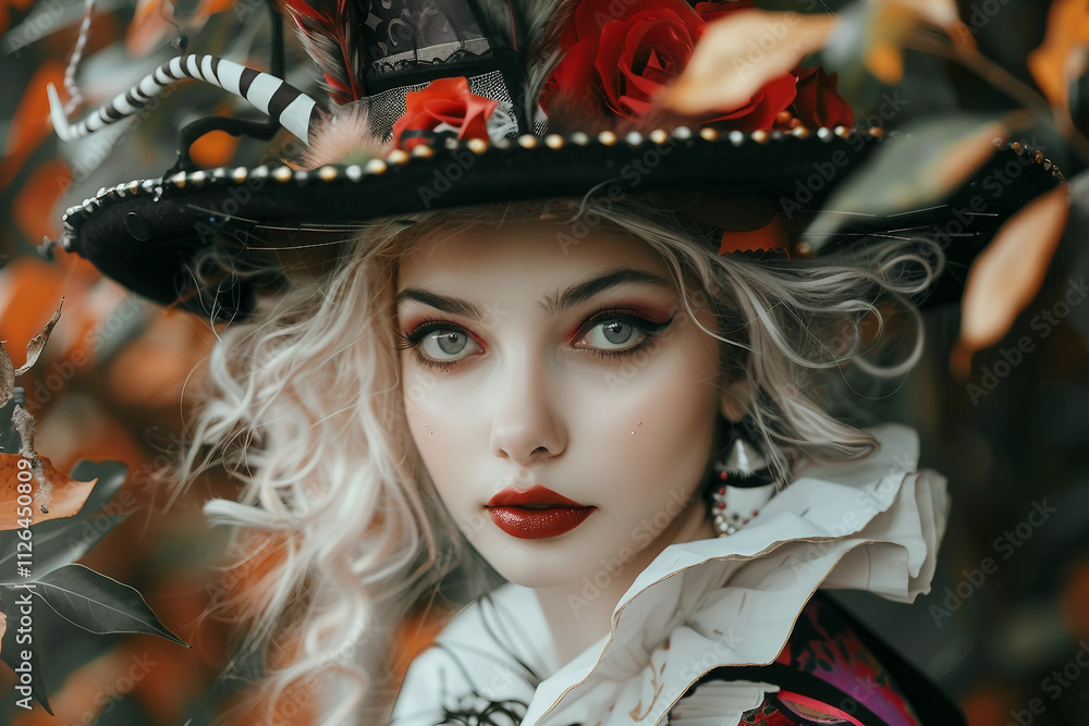 Poster fairy character in the magical wonderland created with generative ai technology