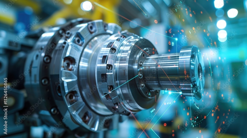 Aufkleber automated production line conveying innovative industrial manufacturing technology, showcasing the i