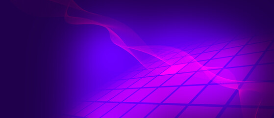 purple Background With Effect