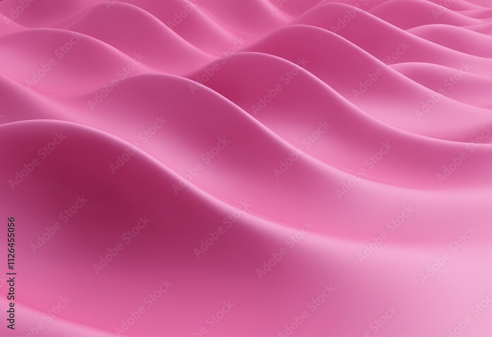 Poster pink wave 3d abstract background