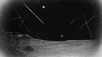 Grunge abstract dusty scanned old film texture overlay. Damaged grain screen gradient background. Orange glitch noise on black scratched texture with dust. Leak flare light picture.