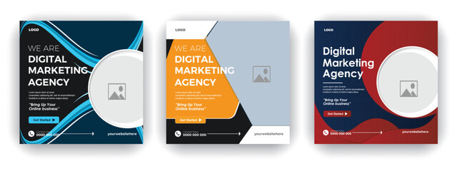 
Digital business marketing social media post & web banner corporate business marketing
social media post and web design template