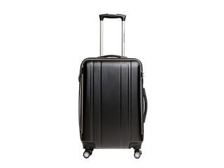 a black suitcase with wheels