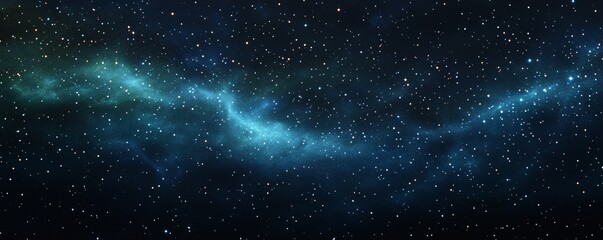 Fototapeta premium A view of the Northern Lights with the night sky filled with stars, realistic, very detailed -