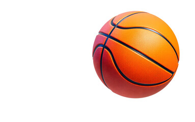 Fototapeta premium Orange Basketball isolated on transparent background