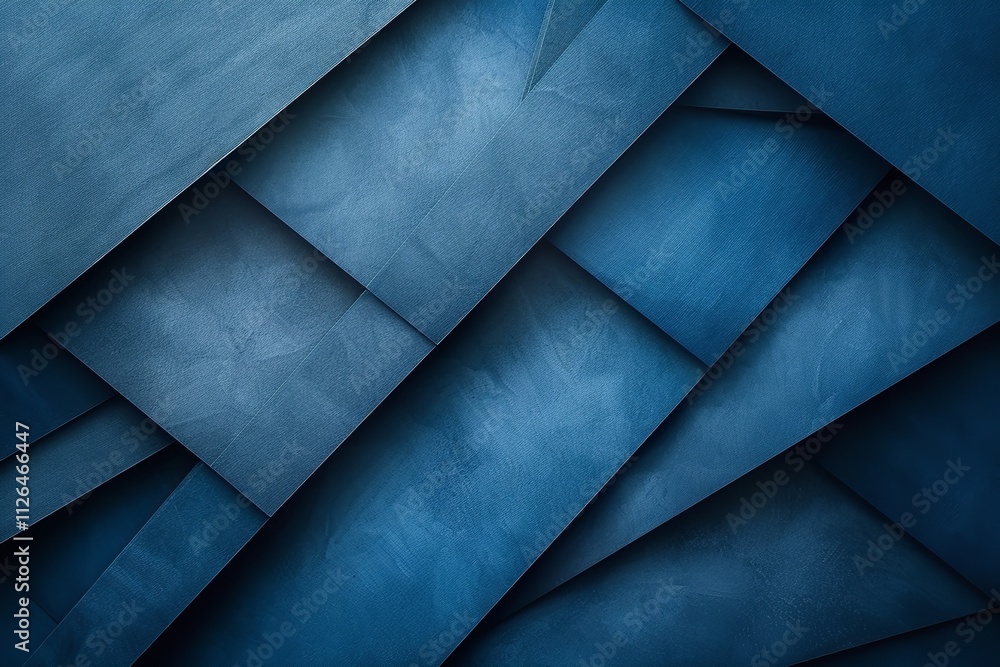 Aufkleber the dark blue abstract background overlaps with the copy space. generative ai