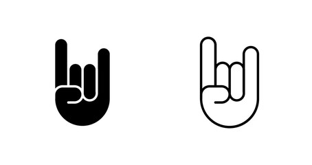 Sign of the Horns Icon Design