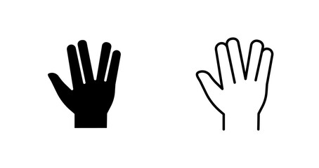Vulcan Salute Icon Design