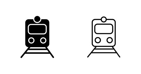 Railway Car Icon Design
