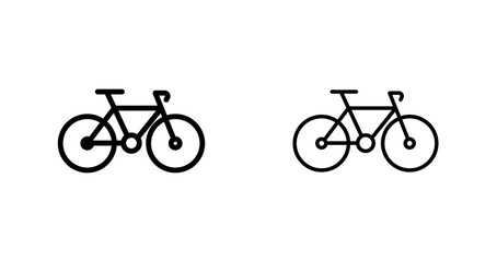 Obraz premium Bicyclist Icon Design