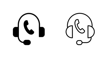 Support Hotline Icon Design