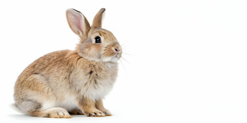 Obraz premium Mammal Magic: A Rabbit’s Delicate Profile