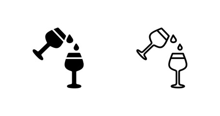 Wine Sip Icon Design