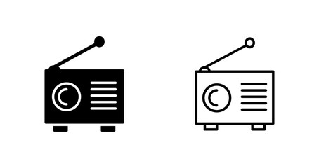 Radio News Icon Design