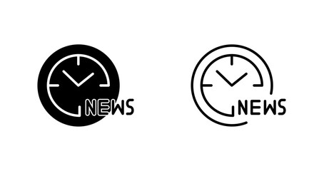 News Hour Icon Design