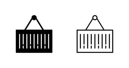 Barcode Sales Icon Design