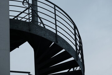 Naklejka premium Escalier tournant .