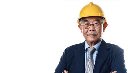 Hardworking industrial engineer in safety helmet oversees warehouse operations