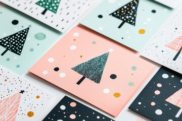 Weihnachtskarten / Gru&szlig;karten mit weihnachtlichen Motiven 