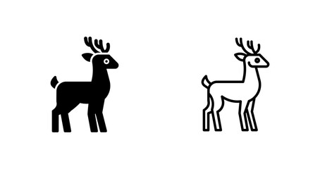 Reindeer Icon Design
