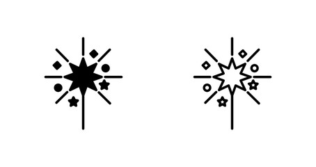 Sparklers Icon Design