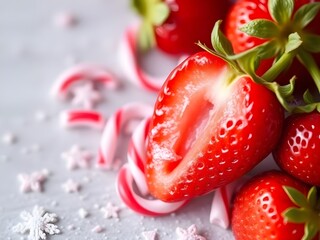 strawberries on a plate