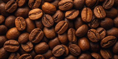 Obraz premium Coffee beans background