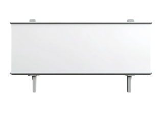 A blank billboard with a sleek design, ready for advertising or messaging.