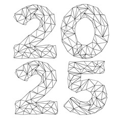 Logo design new year 2025