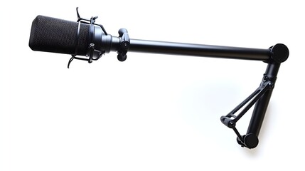 Naklejka premium Adjustable Boom Arm for Podcast Microphone