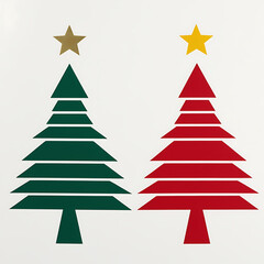 Fototapeta premium Abstract christmas tree