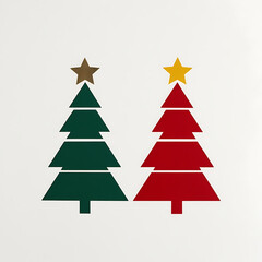 Fototapeta premium Abstract christmas tree