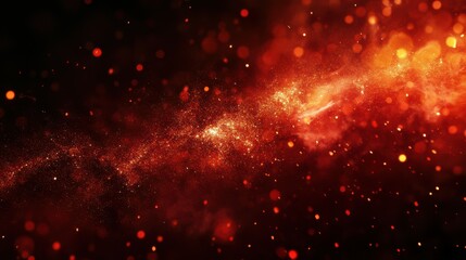 abstract fireworks background and space for text