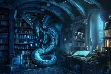 Obraz premium Fantasy world, Generative AI