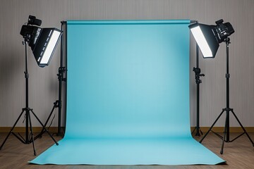 studio backdrop with soft lighting for photography sessions