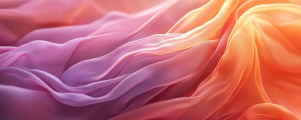 Obraz premium Flowing multilayer cloth background